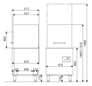 6648 La Lavavajillas Industrial EASY-H500 de Capota Serie EASY WASH ha sido diseñada para lavar, desengrasar, desinfectar y abrillantar vasos y platos con gran facilidad. El panel de control electromecánico proporciona un programa de lavado de sólo 120 segundos. Gracias a esto le garantiza una eficaz limpieza de la mayor suciedad. La Lavavajillas Industrial EASY-H500 de Capota está diseñada para cestas de 50x50cm. Con espacio libre de 42cm. Por lo tanto le permite lavar una amplia variedad de vasos y platos. Especialmente diseñados para el uso en bares, pubs, restaurantes, hoteles y banquetes. Accesorios suministrados: 1 Cesta CP-16/18, 1 Cesta CT-10 y 1 Cubilete para cubiertos CU-7. Producción Cestas/Hora: 40 Ver más Lavavajillas Aquí