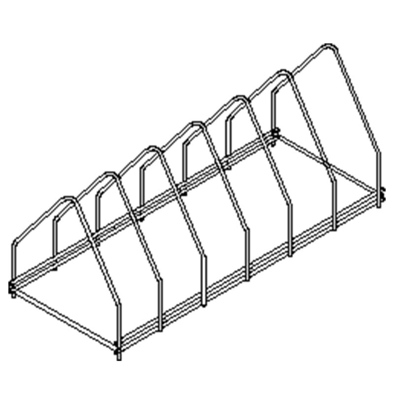 SOPORTE 6 BANDEJAS INOX