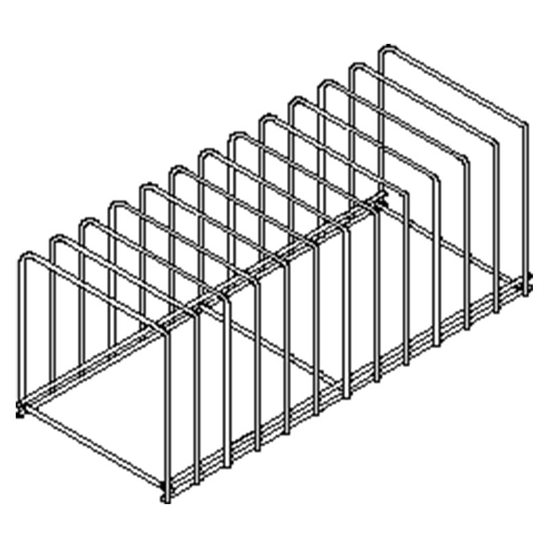 SOPORTE 12 BANDEJAS INOX