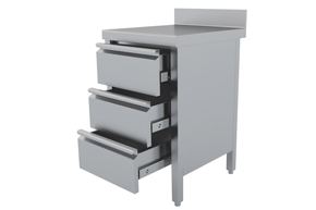 MESA MURAL 3 CAJONES MM-57-3C