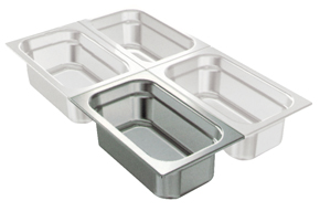 CUBETA INOX GN 1/4-65