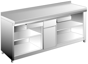 MESA CAFETERA MAC-2560